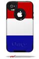 Red White and Blue - Decal Style Vinyl Skin fits Otterbox Commuter iPhone4/4s Case (CASE SOLD SEPARATELY)