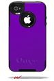 Solids Collection Purple - Decal Style Vinyl Skin fits Otterbox Commuter iPhone4/4s Case (CASE SOLD SEPARATELY)
