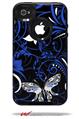 Twisted Garden Blue and White - Decal Style Vinyl Skin fits Otterbox Commuter iPhone4/4s Case (CASE SOLD SEPARATELY)