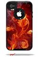 Fire Flower - Decal Style Vinyl Skin fits Otterbox Commuter iPhone4/4s Case (CASE SOLD SEPARATELY)
