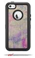 Pastel Abstract Pink and Blue - Decal Style Vinyl Skin fits Otterbox Defender iPhone 5C Case (CASE SOLD SEPARATELY)