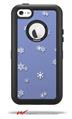 Snowflakes - Decal Style Vinyl Skin fits Otterbox Defender iPhone 5C Case (CASE SOLD SEPARATELY)