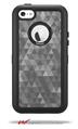 Triangle Mosaic Gray - Decal Style Vinyl Skin fits Otterbox Defender iPhone 5C Case (CASE SOLD SEPARATELY)