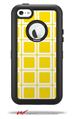 Squared Yellow - Decal Style Vinyl Skin fits Otterbox Defender iPhone 5C Case (CASE SOLD SEPARATELY)