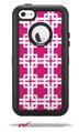 Boxed Fushia Hot Pink - Decal Style Vinyl Skin fits Otterbox Defender iPhone 5C Case (CASE SOLD SEPARATELY)