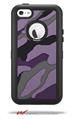 Camouflage Purple - Decal Style Vinyl Skin fits Otterbox Defender iPhone 5C Case (CASE SOLD SEPARATELY)
