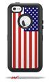 USA American Flag 01 - Decal Style Vinyl Skin fits Otterbox Defender iPhone 5C Case (CASE SOLD SEPARATELY)
