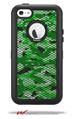 HEX Mesh Camo 01 Green Bright - Decal Style Vinyl Skin fits Otterbox Defender iPhone 5C Case (CASE SOLD SEPARATELY)