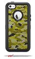 HEX Mesh Camo 01 Yellow - Decal Style Vinyl Skin fits Otterbox Defender iPhone 5C Case (CASE SOLD SEPARATELY)