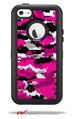 WraptorCamo Digital Camo Hot Pink - Decal Style Vinyl Skin fits Otterbox Defender iPhone 5C Case (CASE SOLD SEPARATELY)