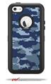 WraptorCamo Digital Camo Navy - Decal Style Vinyl Skin fits Otterbox Defender iPhone 5C Case (CASE SOLD SEPARATELY)