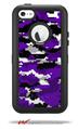 WraptorCamo Digital Camo Purple - Decal Style Vinyl Skin fits Otterbox Defender iPhone 5C Case (CASE SOLD SEPARATELY)