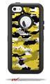 WraptorCamo Digital Camo Yellow - Decal Style Vinyl Skin fits Otterbox Defender iPhone 5C Case (CASE SOLD SEPARATELY)