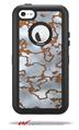 Rusted Metal - Decal Style Vinyl Skin fits Otterbox Defender iPhone 5C Case (CASE SOLD SEPARATELY)