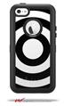 Bullseye Black and White - Decal Style Vinyl Skin fits Otterbox Defender iPhone 5C Case (CASE SOLD SEPARATELY)