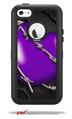 Barbwire Heart Purple - Decal Style Vinyl Skin fits Otterbox Defender iPhone 5C Case (CASE SOLD SEPARATELY)