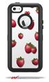 Strawberries on White - Decal Style Vinyl Skin fits Otterbox Defender iPhone 5C Case (CASE SOLD SEPARATELY)