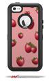 Strawberries on Pink - Decal Style Vinyl Skin fits Otterbox Defender iPhone 5C Case (CASE SOLD SEPARATELY)