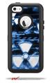Radioactive Blue - Decal Style Vinyl Skin fits Otterbox Defender iPhone 5C Case (CASE SOLD SEPARATELY)