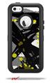 Abstract 02 Yellow - Decal Style Vinyl Skin fits Otterbox Defender iPhone 5C Case (CASE SOLD SEPARATELY)
