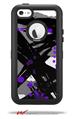 Abstract 02 Purple - Decal Style Vinyl Skin fits Otterbox Defender iPhone 5C Case (CASE SOLD SEPARATELY)