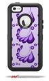 Petals Purple - Decal Style Vinyl Skin fits Otterbox Defender iPhone 5C Case (CASE SOLD SEPARATELY)