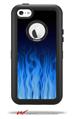 Fire Blue - Decal Style Vinyl Skin fits Otterbox Defender iPhone 5C Case (CASE SOLD SEPARATELY)