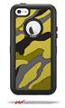 Camouflage Yellow - Decal Style Vinyl Skin fits Otterbox Defender iPhone 5C Case (CASE SOLD SEPARATELY)