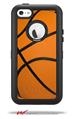 Basketball - Decal Style Vinyl Skin fits Otterbox Defender iPhone 5C Case (CASE SOLD SEPARATELY)