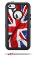 Union Jack 01 - Decal Style Vinyl Skin fits Otterbox Defender iPhone 5C Case (CASE SOLD SEPARATELY)