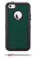 Solids Collection Hunter Green - Decal Style Vinyl Skin fits Otterbox Defender iPhone 5C Case (CASE SOLD SEPARATELY)