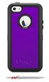 Solids Collection Purple - Decal Style Vinyl Skin fits Otterbox Defender iPhone 5C Case (CASE SOLD SEPARATELY)