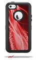 Mystic Vortex Red - Decal Style Vinyl Skin fits Otterbox Defender iPhone 5C Case (CASE SOLD SEPARATELY)