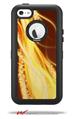 Mystic Vortex Yellow - Decal Style Vinyl Skin fits Otterbox Defender iPhone 5C Case (CASE SOLD SEPARATELY)