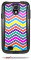 Zig Zag Colors 04 - Decal Style Vinyl Skin fits Otterbox Commuter Case for Samsung Galaxy S4 (CASE SOLD SEPARATELY)