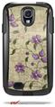 Flowers and Berries Purple - Decal Style Vinyl Skin fits Otterbox Commuter Case for Samsung Galaxy S4 (CASE SOLD SEPARATELY)