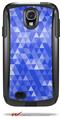 Triangle Mosaic Blue - Decal Style Vinyl Skin fits Otterbox Commuter Case for Samsung Galaxy S4 (CASE SOLD SEPARATELY)