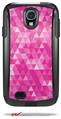 Triangle Mosaic Fuchsia - Decal Style Vinyl Skin fits Otterbox Commuter Case for Samsung Galaxy S4 (CASE SOLD SEPARATELY)