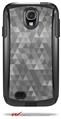 Triangle Mosaic Gray - Decal Style Vinyl Skin fits Otterbox Commuter Case for Samsung Galaxy S4 (CASE SOLD SEPARATELY)