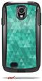 Triangle Mosaic Seafoam Green - Decal Style Vinyl Skin fits Otterbox Commuter Case for Samsung Galaxy S4 (CASE SOLD SEPARATELY)