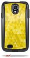 Triangle Mosaic Yellow - Decal Style Vinyl Skin fits Otterbox Commuter Case for Samsung Galaxy S4 (CASE SOLD SEPARATELY)