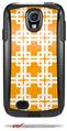 Boxed Orange - Decal Style Vinyl Skin fits Otterbox Commuter Case for Samsung Galaxy S4 (CASE SOLD SEPARATELY)