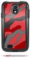 Camouflage Red - Decal Style Vinyl Skin fits Otterbox Commuter Case for Samsung Galaxy S4 (CASE SOLD SEPARATELY)