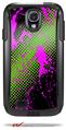 Halftone Splatter Hot Pink Green - Decal Style Vinyl Skin fits Otterbox Commuter Case for Samsung Galaxy S4 (CASE SOLD SEPARATELY)