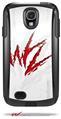 WraptorSkinz WZ on White - Decal Style Vinyl Skin fits Otterbox Commuter Case for Samsung Galaxy S4 (CASE SOLD SEPARATELY)