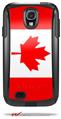 Canadian Canada Flag - Decal Style Vinyl Skin fits Otterbox Commuter Case for Samsung Galaxy S4 (CASE SOLD SEPARATELY)