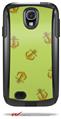 Anchors Away Sage Green - Decal Style Vinyl Skin fits Otterbox Commuter Case for Samsung Galaxy S4 (CASE SOLD SEPARATELY)