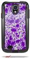 Scattered Skulls Purple - Decal Style Vinyl Skin fits Otterbox Commuter Case for Samsung Galaxy S4 (CASE SOLD SEPARATELY)
