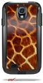Fractal Fur Giraffe - Decal Style Vinyl Skin fits Otterbox Commuter Case for Samsung Galaxy S4 (CASE SOLD SEPARATELY)