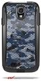 HEX Mesh Camo 01 Blue - Decal Style Vinyl Skin fits Otterbox Commuter Case for Samsung Galaxy S4 (CASE SOLD SEPARATELY)